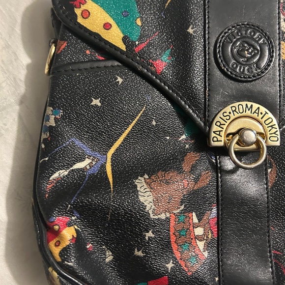 Vintage Victory Duck- circus print leather bag - Picture 9 of 11